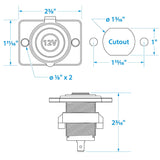 Seachoice Accessory Socket, 12V, Boat