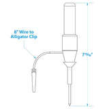 Seachoice Circuit Tester, 6V or 12V, Includes 8-Inch Wire w/ Alligator Clips