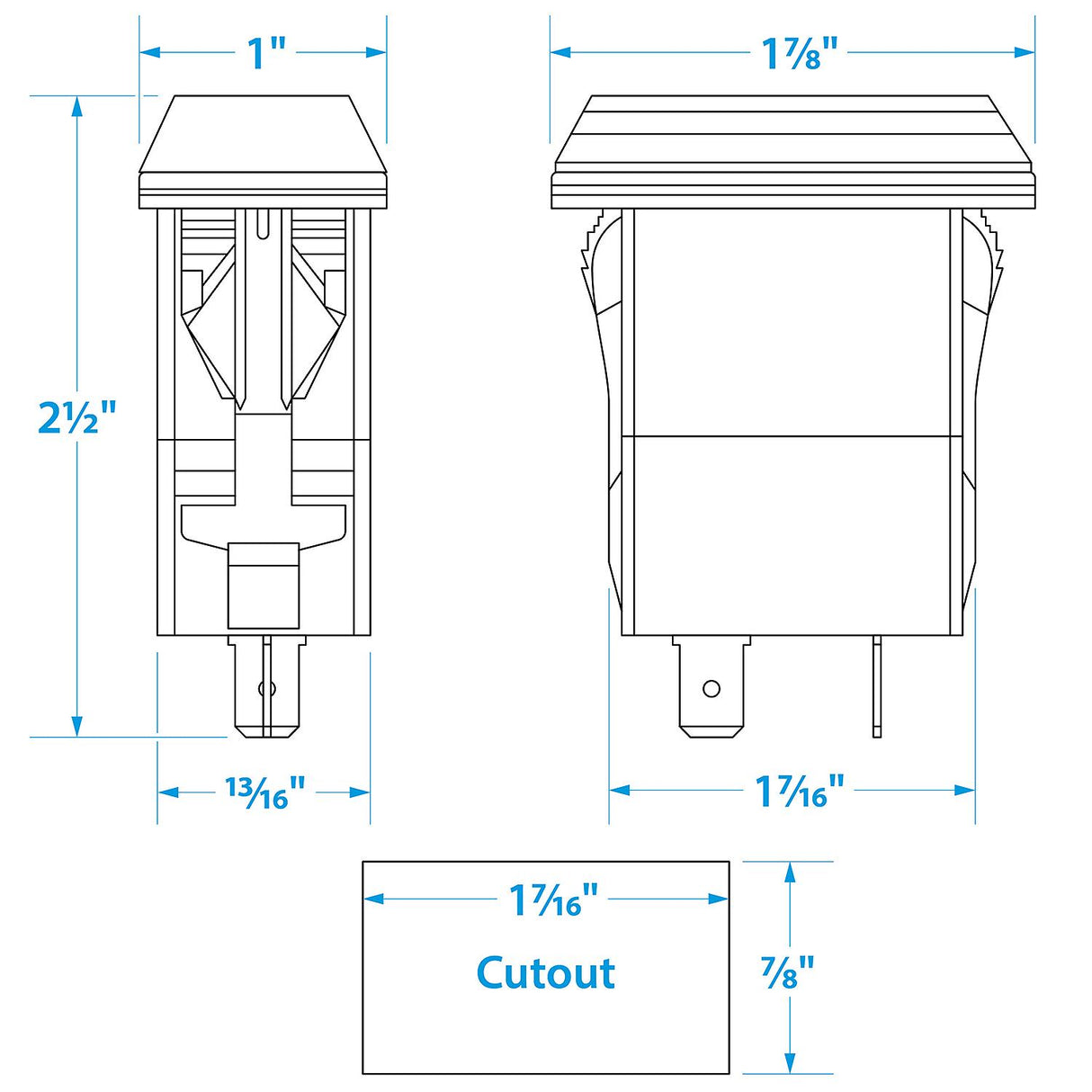Seachoice Dual USB Outlet, 12-24V