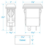 Seachoice Dual USB Outlet, 12-24V
