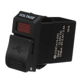 Seachoice Dual USB Voltmeter, 12-24V