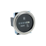 Seachoice 15301 Hourmeter Gauge for Boats, Round, 2 in., Stainless Steel Bezel