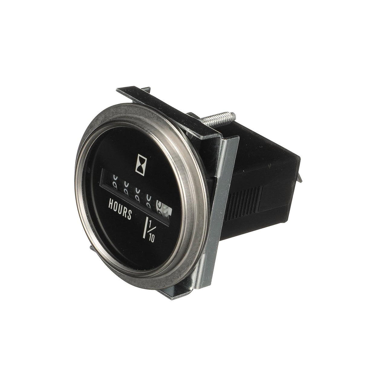 Seachoice 15301 Hourmeter Gauge for Boats, Round, 2 in., Stainless Steel Bezel