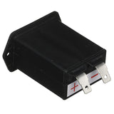 Seachoice 15321 Hourmeter Gauge for Boats, Rectangular, Black