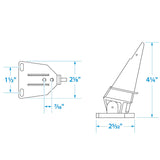 Seachoice Universal Marine Speedometer Pitot Tube, White Finish