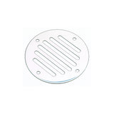 Seachoice Round Ventilator Cover, 3-1/4 In. Diameter, Will Cover Holes Up to 2-1/2 In., Stamped Stainless Steel