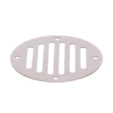 Seachoice Round Ventilator Cover, 3-1/4 In. Diameter, Will Cover Holes Up to 2-1/2 In., Stamped Stainless Steel
