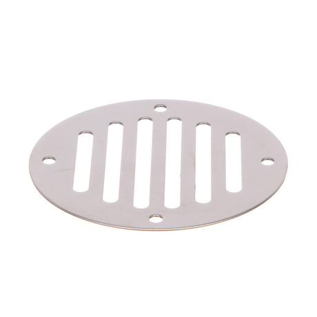 Seachoice Round Ventilator Cover, 3-1/4 In. Diameter, Will Cover Holes Up to 2-1/2 In., Stamped Stainless Steel