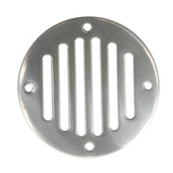 Seachoice Round Ventilator Cover, 3-1/4 In. Diameter, Will Cover Holes Up to 2-1/2 In., Stamped Stainless Steel
