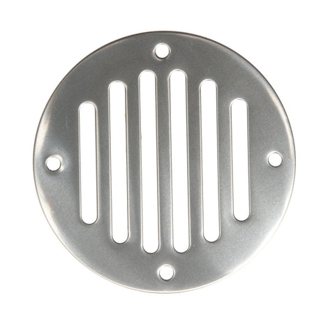 Seachoice Round Ventilator Cover, 3-1/4 In. Diameter, Will Cover Holes Up to 2-1/2 In., Stamped Stainless Steel