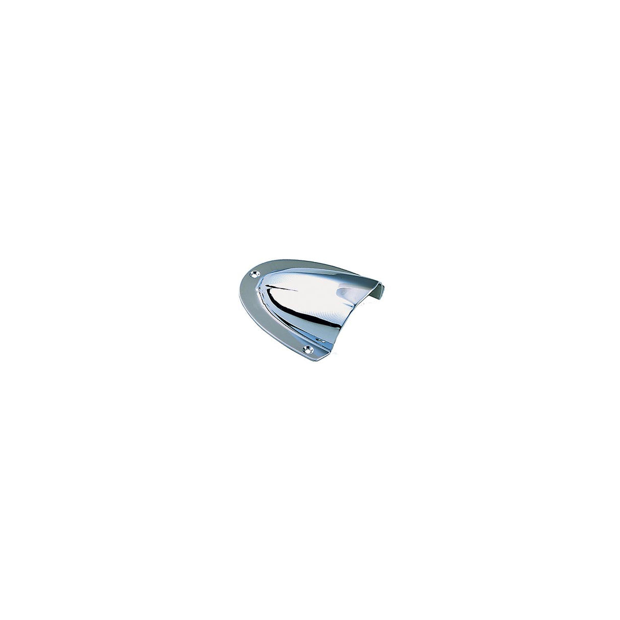 Seachoice Clam Shell Vent, 1-5/16 In. X 1-1/2 In., Chrome-Plated Brass