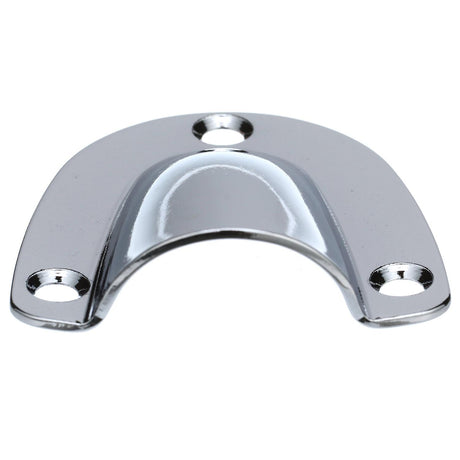 Seachoice Clam Shell Vent, 2 In. X 2-3/32 In., Chrome-Plated Brass