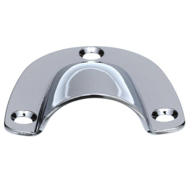 Seachoice Clam Shell Vent, 2 In. X 2-3/32 In., Chrome-Plated Brass