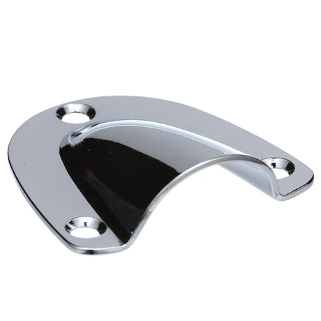 Seachoice Clam Shell Vent, 2 In. X 2-3/32 In., Chrome-Plated Brass