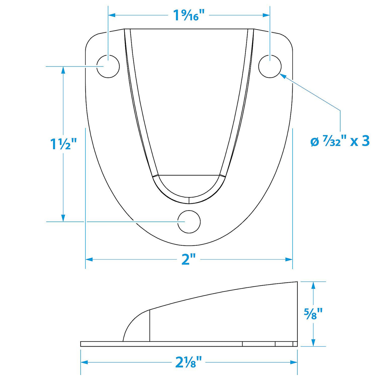Seachoice Clam Shell Vent, 2 In. X 2-3/32 In., Chrome-Plated Brass