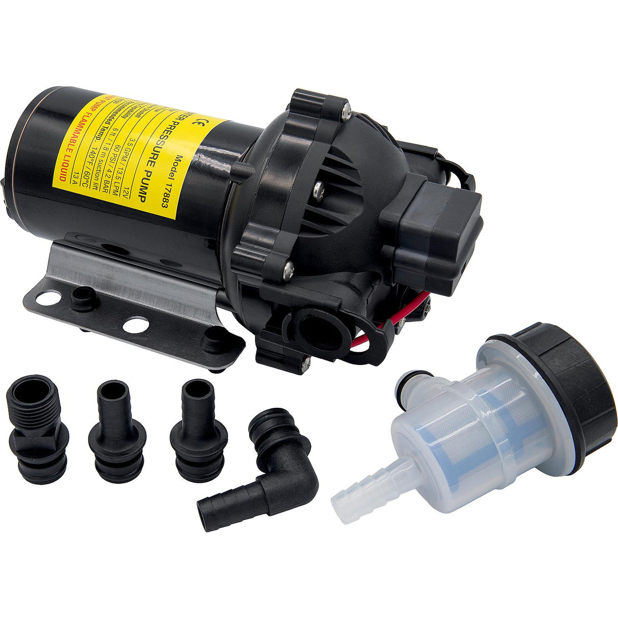 Seachoice 17883 Water-Pressure Pump, 12V, 3.5 GPM, 60 PSI