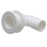Seachoice 90-Degree Thru-Hull Connector, Fits 1-1/2 in. ID Hose, 1-3/8 in. Max Hull