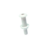 Seachoice Polypropylene Extra Long Thru-Hull Connector for 3/4 in. ID Hose, White Finish