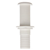 Seachoice Extra Long Thru-Hull Fitting w/ Broad Flange For 1-1/8 In. ID Hose, 3 In. Long Thread