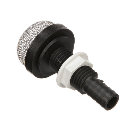 Seachoice Thru-Hull Strainer Mount With Aerator Screen, Fits 3/4 In. Hose