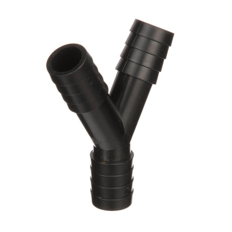 Seachoice 3-Way Y Fitting, Fits 3/4 in. ID Hose, Black Plastic
