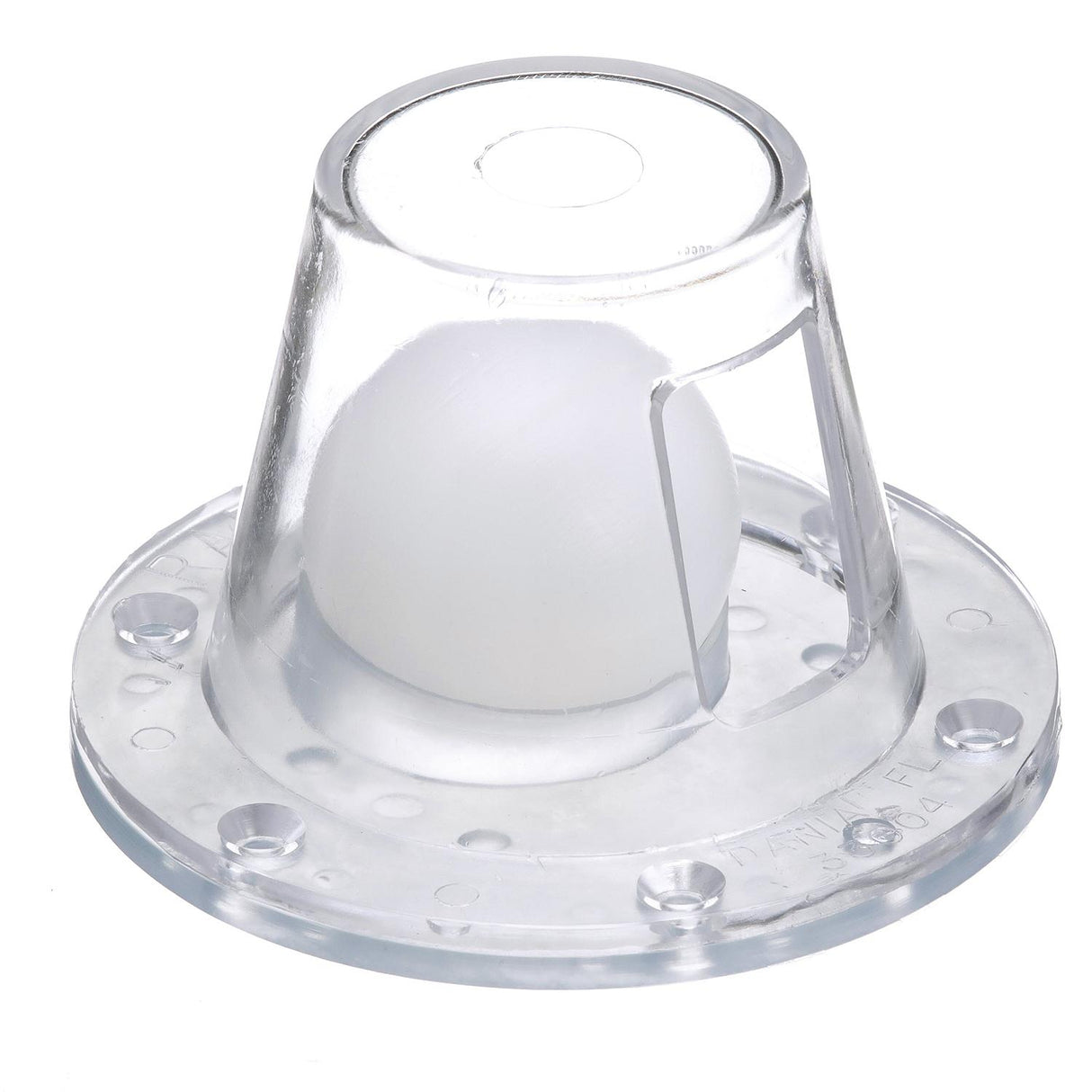 Seachoice Self-Bailing Scupper, Large, Clear, Fits 1.5-3 In. Openings