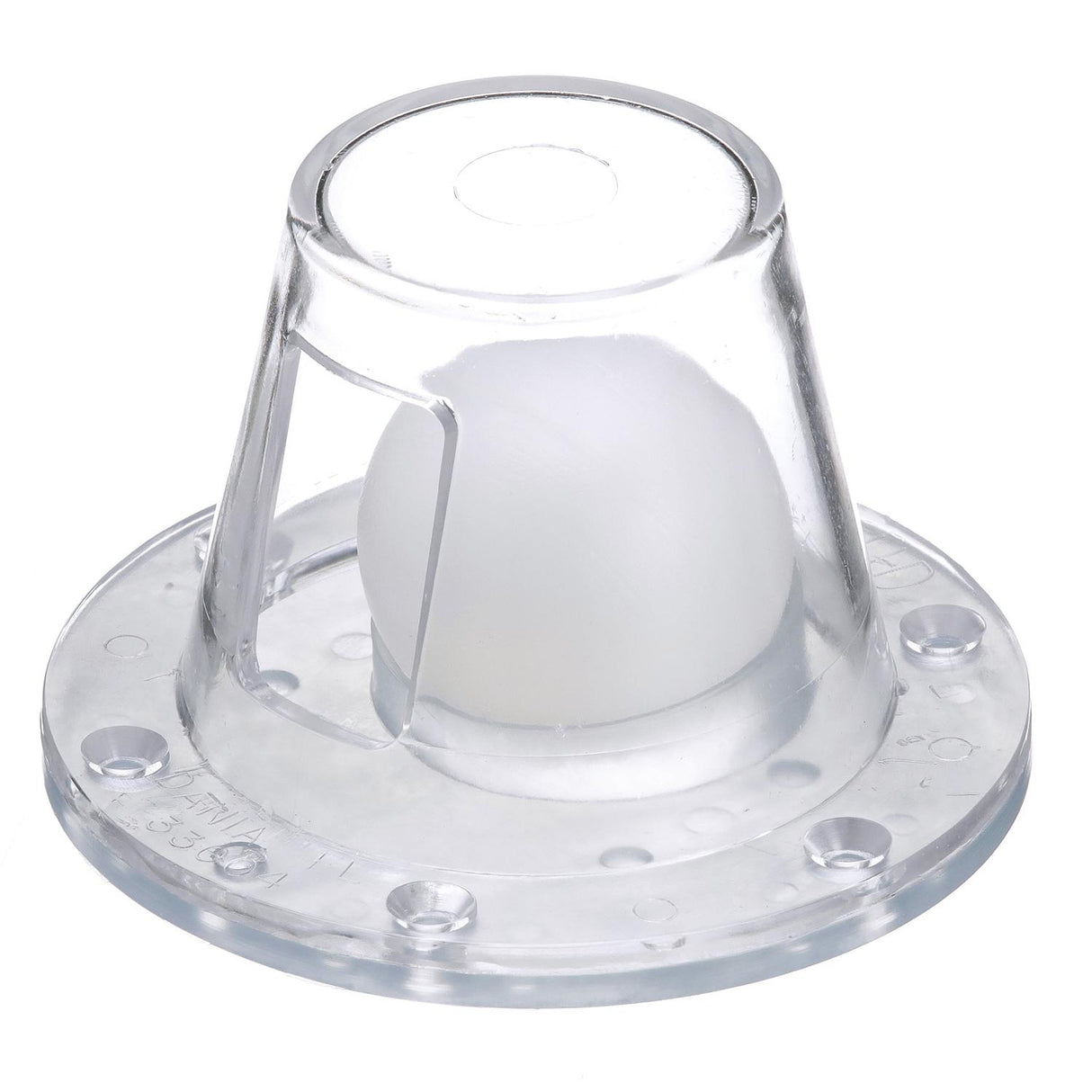 Seachoice Self-Bailing Scupper, Large, Clear, Fits 1.5-3 In. Openings