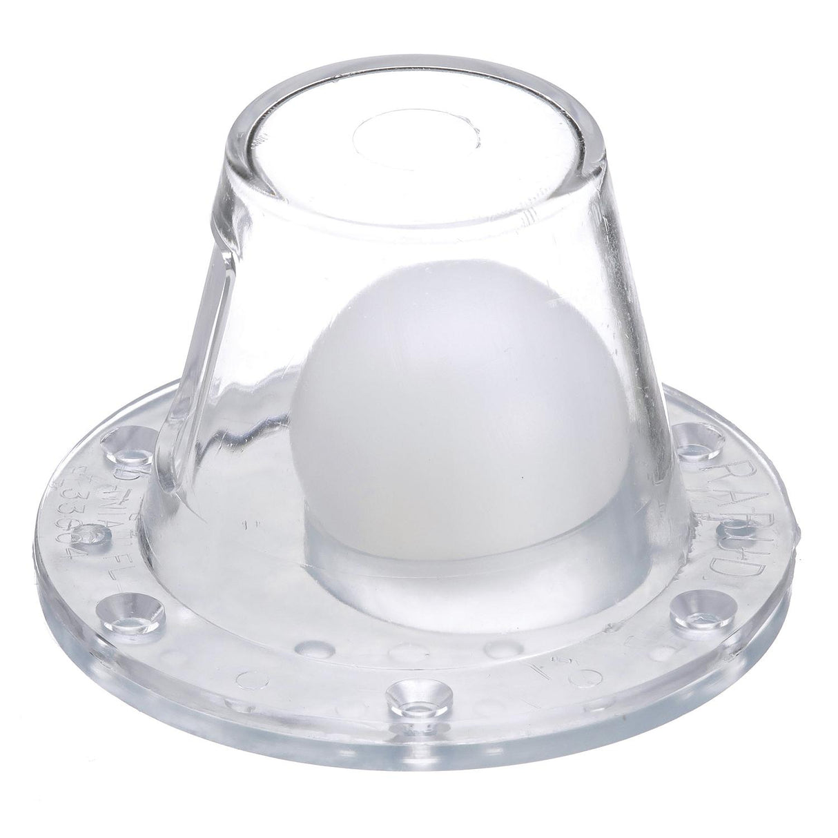Seachoice Self-Bailing Scupper, Large, Clear, Fits 1.5-3 In. Openings