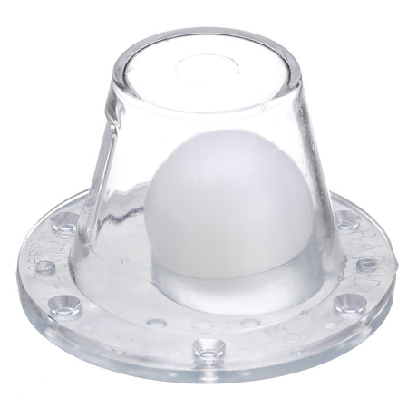 Seachoice Self-Bailing Scupper, Large, Clear, Fits 1.5-3 In. Openings