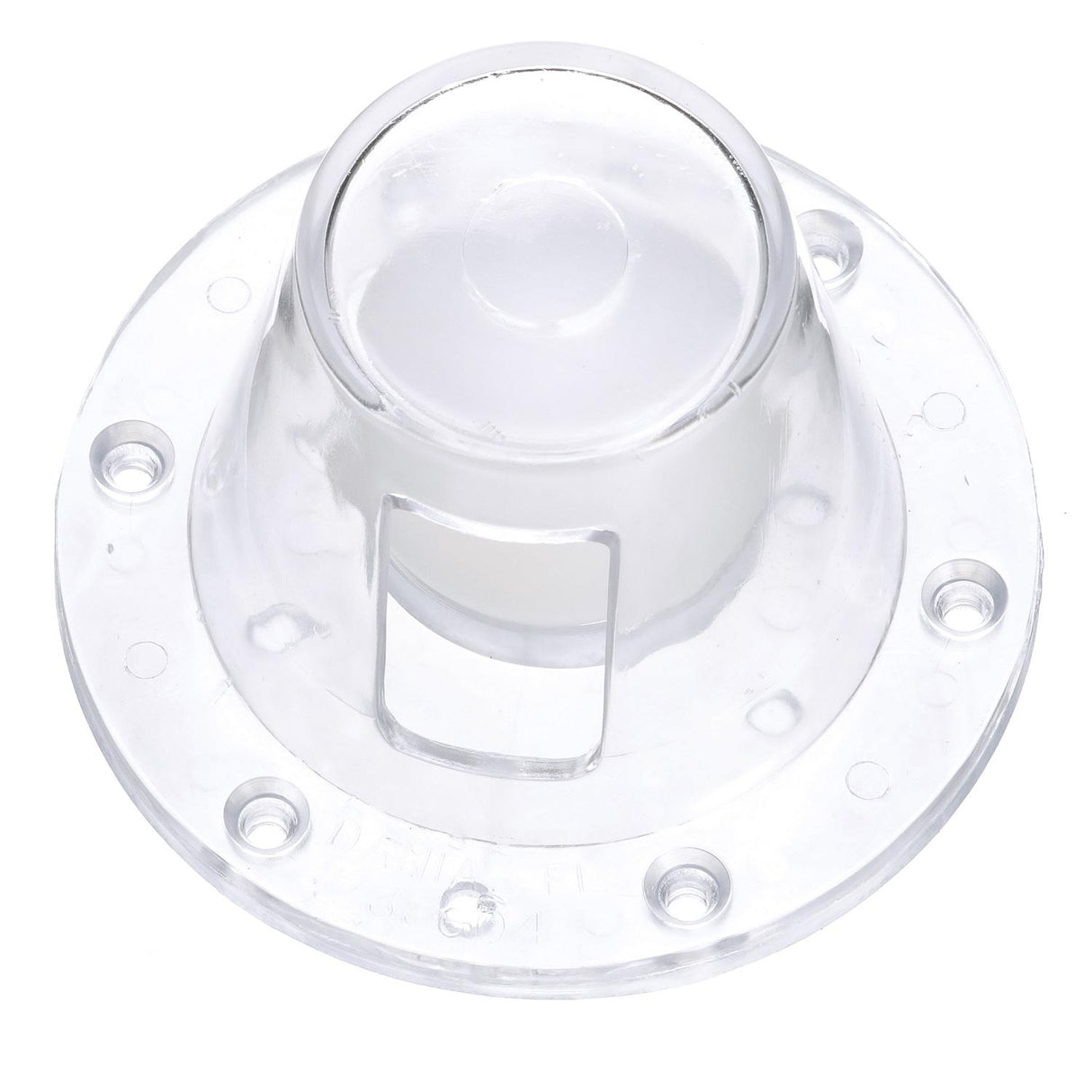 Seachoice Self-Bailing Scupper, Large, Clear, Fits 1.5-3 In. Openings