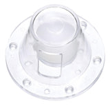 Seachoice Self-Bailing Scupper, Large, Clear, Fits 1.5-3 In. Openings