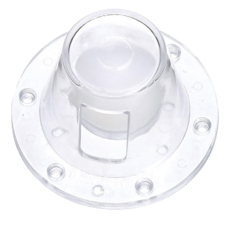Seachoice Self-Bailing Scupper, Large, Clear, Fits 1.5-3 In. Openings