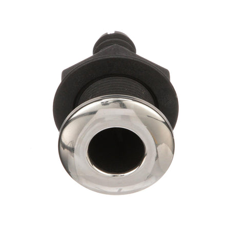 Seachoice Covered Thru-Hull Fitting w/ Stainless-Steel Flange, Fits 3/4 In. ID Hose