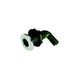 Seachoice 90-Degree Thru-Hull Connector, Fits 1-1/8 In. ID Hose, 1-3/8 In. Max Hull