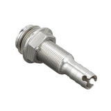 Seachoice Mega-Flow Dripless Thru Hull Fitting, 316 Stainless Steel, Fits 5/8 in. Hose, 1-1/2 in. Max. Hull