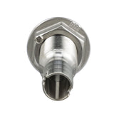 Seachoice Mega-Flow Dripless Thru Hull Fitting, 316 Stainless Steel, Fits 5/8 in. Hose, 1-1/2 in. Max. Hull
