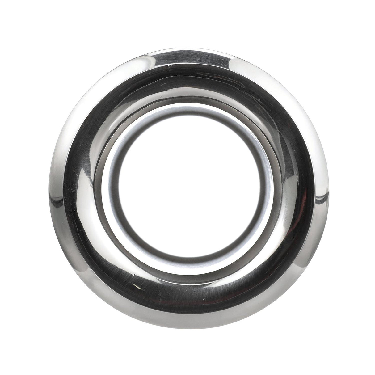 Seachoice Mega-Flow Dripless Thru Hull Fitting, 316 Stainless Steel, Fits 1-1/8 in. Hose, 1-1/2 in. Max. Hull