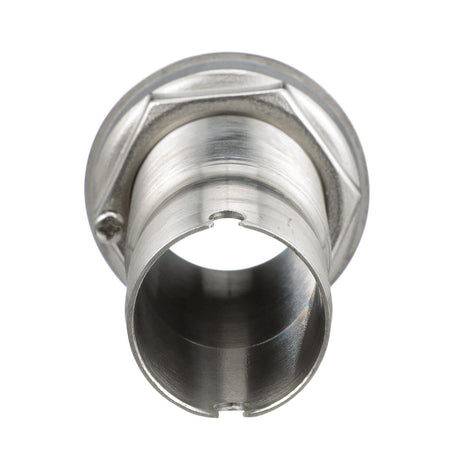 Seachoice Mega-Flow Dripless Thru Hull Fitting, 316 Stainless Steel, Fits 1-1/8 in. Hose, 1-1/2 in. Max. Hull