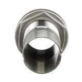 Seachoice Mega-Flow Dripless Thru Hull Fitting, 316 Stainless Steel, Fits 1-1/2 In. Hose, 1-1/2 In. Max. Hull