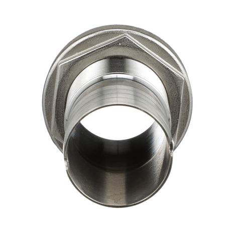 Seachoice Mega-Flow Dripless Thru Hull Fitting, 316 Stainless Steel, Fits 1-1/2 In. Hose, 1-1/2 In. Max. Hull