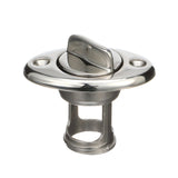 Seachoice Stainless Steel Marine Boat Garboard Drain & Plug, Polished Finish