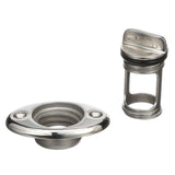 Seachoice Stainless Steel Marine Boat Garboard Drain & Plug, Polished Finish