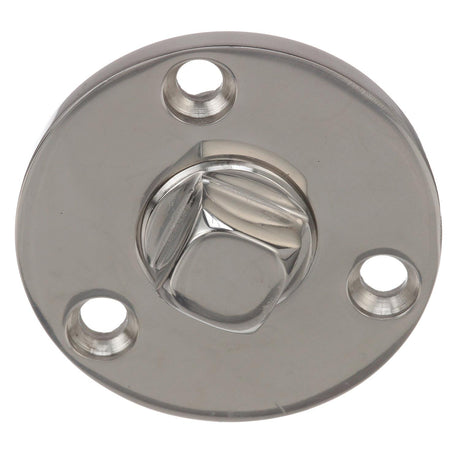 Seachoice Garboard Drain Plug, Stainless Steel, Fits 1/2 In. Pipe, Includes Flange and Plug