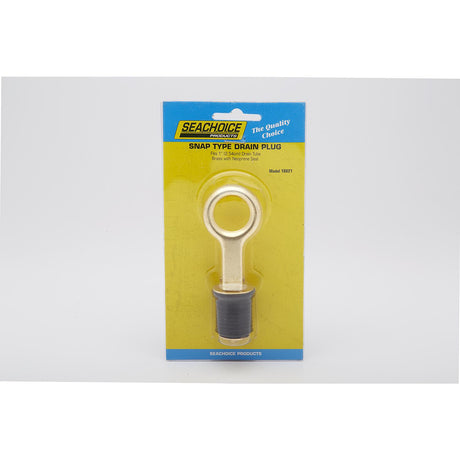 Seachoice Brass Drain Plug, 1 Snap