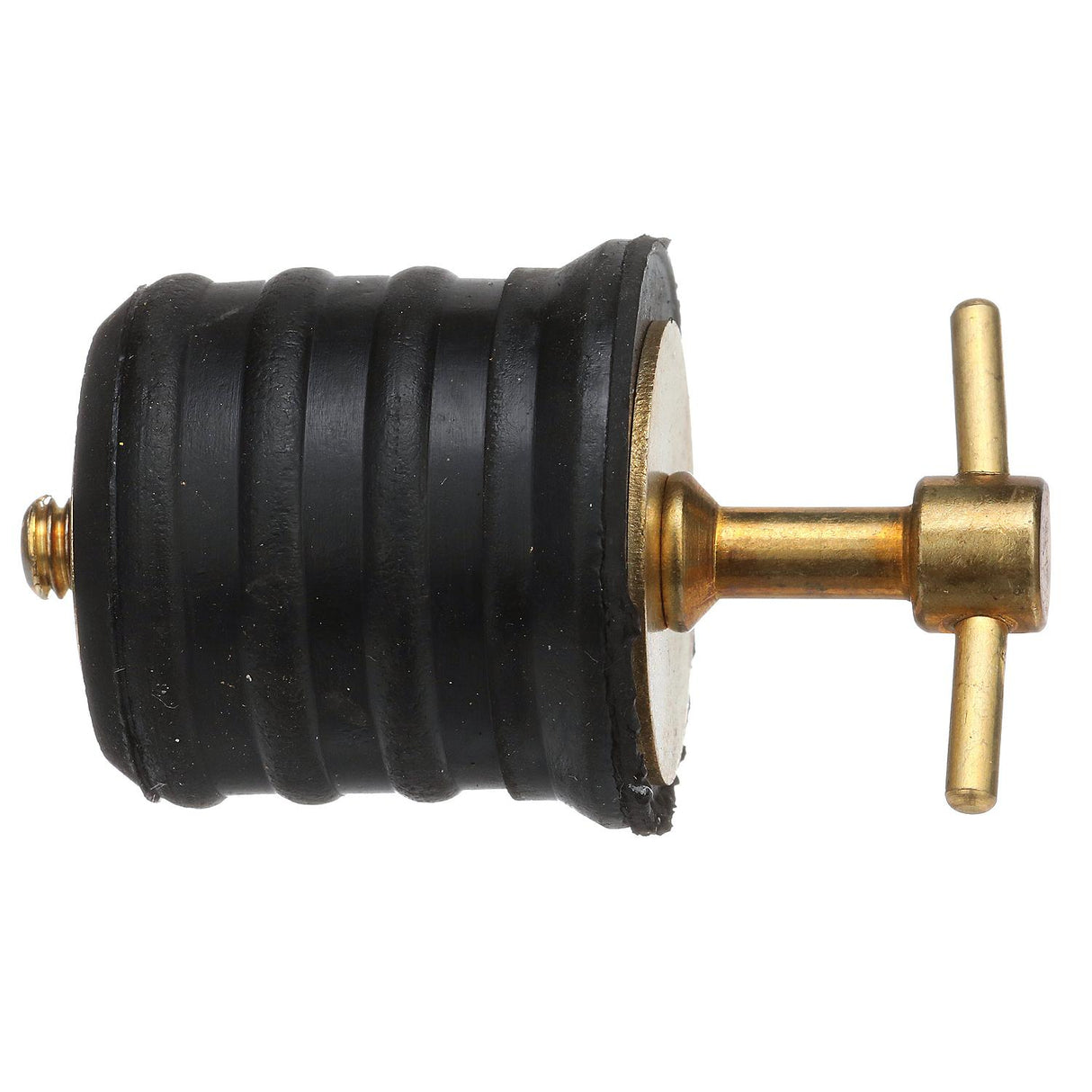 Seachoice Twist-Turn 1.25 In. Marine Boat Brass Drain Plug w/ Neoprene Seal