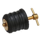 Seachoice Twist-Turn 1.25 In. Marine Boat Brass Drain Plug w/ Neoprene Seal