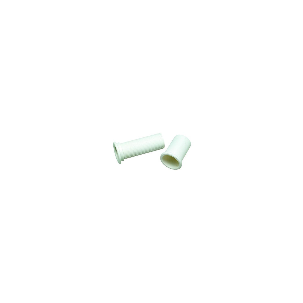 Seachoice 19131 Adjustable Splashwell Drain Tube, Fits 1-1/4 in. Opening, White Plastic