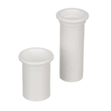 Seachoice 19131 Adjustable Splashwell Drain Tube, Fits 1-1/4 in. Opening, White Plastic