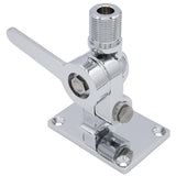 Seachoice 19521 Universal Antenna Ratchet-Mount Base, Chrome-Plated Brass