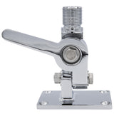 Seachoice 19521 Universal Antenna Ratchet-Mount Base, Chrome-Plated Brass